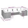 6-piece garden sofa set and gray synthetic rattan cushions by vidaXL, Garden sets - Ref: Foro24-3101942, Price: 482,35 €, Dis...