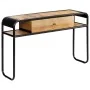 Solid mango wood console table 118x30x75 cm by vidaXL, Side tables - Ref: Foro24-248102, Price: 137,35 €, Discount: %