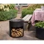 RedFire Milshire-Fass-Kohlenbecken aus schwarzem Stahl von RedFire, Kamine - Ref: Foro24-429040, Preis: 127,09 €, Rabatt: %