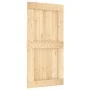 Schiebetür mit Beschlägen aus massivem Kiefernholz 100x210 cm von vidaXL, Türen - Ref: Foro24-3203037, Preis: 224,24 €, Rabat...