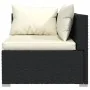 6-piece garden sofa set and black synthetic rattan cushions by vidaXL, Garden sets - Ref: Foro24-3101935, Price: 587,98 €, Di...