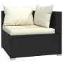 6-piece garden sofa set and black synthetic rattan cushions by vidaXL, Garden sets - Ref: Foro24-3101935, Price: 587,98 €, Di...