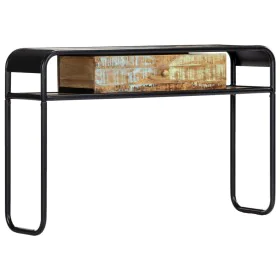 Solid recycled wood console table 118x30x75 cm by vidaXL, Side tables - Ref: Foro24-248103, Price: 136,62 €, Discount: %