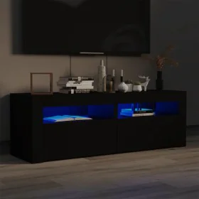 Mueble de TV con luces LED negro 120x35x40 cm de vidaXL, Muebles TV - Ref: Foro24-804356, Precio: 129,98 €, Descuento: %