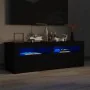 TV-Möbel mit LED-Leuchten schwarz 120x35x40 cm von vidaXL, TV-Möbel - Ref: Foro24-804356, Preis: 129,98 €, Rabatt: %