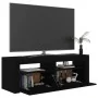 TV-Möbel mit LED-Leuchten schwarz 120x35x40 cm von vidaXL, TV-Möbel - Ref: Foro24-804356, Preis: 129,98 €, Rabatt: %