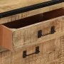 Solid raw mango wood sideboard 100x31x60 cm by vidaXL, Sideboards - Ref: Foro24-285894, Price: 271,50 €, Discount: %