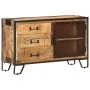 Solid raw mango wood sideboard 100x31x60 cm by vidaXL, Sideboards - Ref: Foro24-285894, Price: 271,50 €, Discount: %