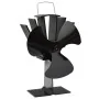 Wärmebetriebener Ofenventilator mit 3 Flügeln, Schwarz von vidaXL, Holzbefeuerte Kaminventilatoren - Ref: Foro24-51240, Preis...