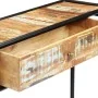 Mesa consola de madera maciza reciclada 118x30x75 cm de vidaXL, Mesas auxiliares - Ref: Foro24-248103, Precio: 136,61 €, Desc...