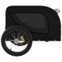 Remolque de bicicleta mascotas hierro tela Oxford negro de vidaXL, Cochecitos para mascotas - Ref: Foro24-94010, Precio: 116,...