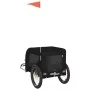Remolque de bicicleta mascotas hierro tela Oxford negro de vidaXL, Cochecitos para mascotas - Ref: Foro24-94010, Precio: 116,...