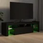 TV-Schrank mit LED-Leuchten schwarz 140x36,5x40 cm von vidaXL, TV-Möbel - Ref: Foro24-804365, Preis: 127,10 €, Rabatt: %