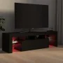 TV-Schrank mit LED-Leuchten schwarz 140x36,5x40 cm von vidaXL, TV-Möbel - Ref: Foro24-804365, Preis: 127,10 €, Rabatt: %