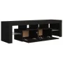 TV-Schrank mit LED-Leuchten schwarz 140x36,5x40 cm von vidaXL, TV-Möbel - Ref: Foro24-804365, Preis: 127,10 €, Rabatt: %