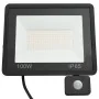 LED spotlight with sensor 100 W warm white by vidaXL, Spotlights and reflectors - Ref: Foro24-149627, Price: 40,87 €, Discoun...