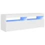 TV cabinet with white LED lights 120x35x40 cm by vidaXL, TV Furniture - Ref: Foro24-804373, Price: 85,22 €, Discount: %