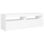 TV cabinet with white LED lights 120x35x40 cm by vidaXL, TV Furniture - Ref: Foro24-804373, Price: 85,22 €, Discount: %