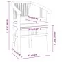 5-piece garden dining set solid teak wood by vidaXL, Garden sets - Ref: Foro24-3155771, Price: 765,49 €, Discount: %