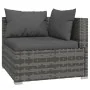 4-piece garden sofa set and gray synthetic rattan cushions by vidaXL, Garden sets - Ref: Foro24-3101429, Price: 419,64 €, Dis...
