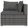 4-piece garden sofa set and gray synthetic rattan cushions by vidaXL, Garden sets - Ref: Foro24-3101429, Price: 419,64 €, Dis...
