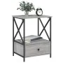 Sonoma gray engineered wood bedside table 50x41x65 cm by vidaXL, Nightstands - Ref: Foro24-826089, Price: 60,05 €, Discount: %