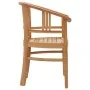 3-teiliges Essgruppenset für den Garten aus massivem Teakholz von vidaXL, Gartensets - Ref: Foro24-3155753, Preis: 393,90 €, ...