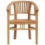 Juego de comedor para jardín 5 piezas madera maciza de teca de vidaXL, Conjuntos de jardín - Ref: Foro24-3155754, Precio: 663...