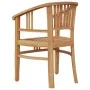 Juego de comedor para jardín 5 piezas madera maciza de teca de vidaXL, Conjuntos de jardín - Ref: Foro24-3155754, Precio: 663...