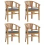 5-teiliges Essgruppenset für den Garten aus massivem Teakholz von vidaXL, Gartensets - Ref: Foro24-3155758, Preis: 797,34 €, ...