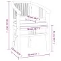 5-teiliges Essgruppenset für den Garten aus massivem Teakholz von vidaXL, Gartensets - Ref: Foro24-3155758, Preis: 797,34 €, ...
