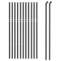 Anthracite gray wire fence 1x25 m by vidaXL, fence panels - Ref: Foro24-153961, Price: 138,97 €, Discount: %