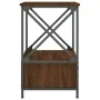 Oak brown engineered wood bedside table 50x41x65 cm by vidaXL, Nightstands - Ref: Foro24-826091, Price: 49,30 €, Discount: %