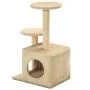 Kratzbaum für Katzen mit Sisalpfosten 60 cm beige von vidaXL, Katzenmöbel - Ref: Foro24-170519, Preis: 34,62 €, Rabatt: %