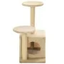 Kratzbaum für Katzen mit Sisalpfosten 60 cm beige von vidaXL, Katzenmöbel - Ref: Foro24-170519, Preis: 34,62 €, Rabatt: %