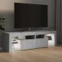 TV-Möbel mit LED-Leuchten in Betongrau 140x36,5x40 cm von vidaXL, TV-Möbel - Ref: Foro24-804368, Preis: 87,99 €, Rabatt: %