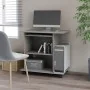 Computertisch aus betongrauem Sperrholz, 80 x 50 x 75 cm von vidaXL, Schreibtische - Ref: Foro24-802898, Preis: 71,97 €, Raba...