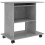 Computertisch aus betongrauem Sperrholz, 80 x 50 x 75 cm von vidaXL, Schreibtische - Ref: Foro24-802898, Preis: 71,97 €, Raba...