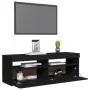 TV-Schrank mit LED-Leuchten schwarz 120x35x40 cm von vidaXL, TV-Möbel - Ref: Foro24-804374, Preis: 81,69 €, Rabatt: %