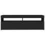 TV-Schrank mit LED-Leuchten schwarz 120x35x40 cm von vidaXL, TV-Möbel - Ref: Foro24-804374, Preis: 81,69 €, Rabatt: %
