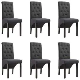 Esszimmerstühle 6 Einheiten dunkelgrauer Stoff von vidaXL, Essstühle - Ref: Foro24-276966, Preis: 577,29 €, Rabatt: %