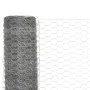 Alambrada de gallinero acero galvanizado plateado 25x1,5 m de vidaXL, Paneles de vallas - Ref: Foro24-143325, Precio: 58,44 €...
