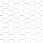 Galvanized silver chicken wire fence 25x1.5 m by vidaXL, fence panels - Ref: Foro24-143325, Price: 58,44 €, Discount: %