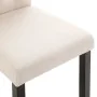 Dining chairs 4 units cream fabric by vidaXL, dining chairs - Ref: Foro24-276967, Price: 383,49 €, Discount: %