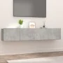 TV furniture 2 pcs engineered wood gray concrete 80x30x30 cm by vidaXL, TV Furniture - Ref: Foro24-804539, Price: 76,42 €, Di...