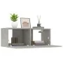 TV furniture 2 pcs engineered wood gray concrete 80x30x30 cm by vidaXL, TV Furniture - Ref: Foro24-804539, Price: 76,42 €, Di...