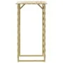 Pergolas with roof 2 pcs impregnated pine wood 100x90x200 cm by vidaXL, Pergolas, arches and garden trellises - Ref: Foro24-3...