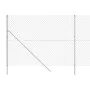 Silberner Drahtzaun 1,6x25 m von vidaXL, Zaunpaneele - Ref: Foro24-154012, Preis: 176,16 €, Rabatt: %