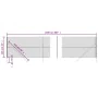 Silberner Drahtzaun 1,6x25 m von vidaXL, Zaunpaneele - Ref: Foro24-154012, Preis: 176,16 €, Rabatt: %