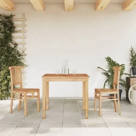 Garden dining set 3 pieces solid teak wood by vidaXL, Garden sets - Ref: Foro24-3155765, Price: 371,57 €, Discount: %